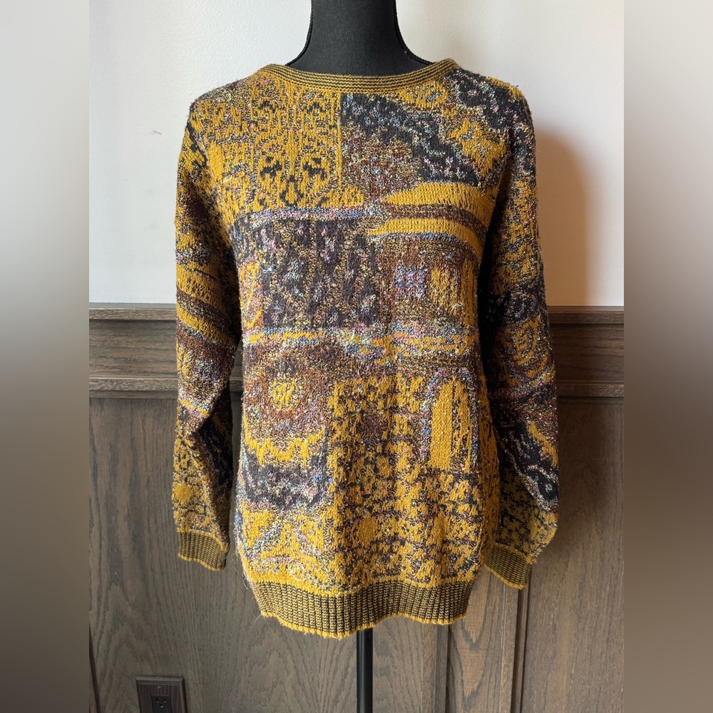 Cosi Collection Men's Multicolor Patterned Sweater